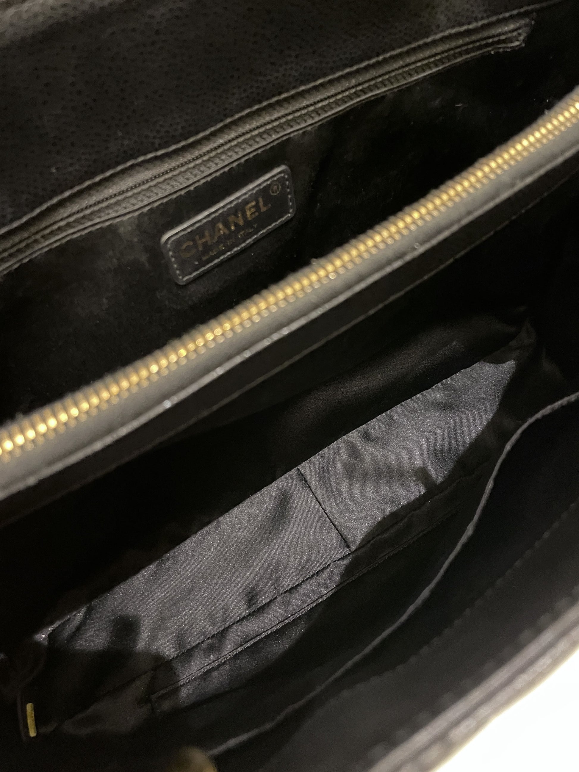 Chanel Classic Quilted GST Black Caviar - Bags - 13