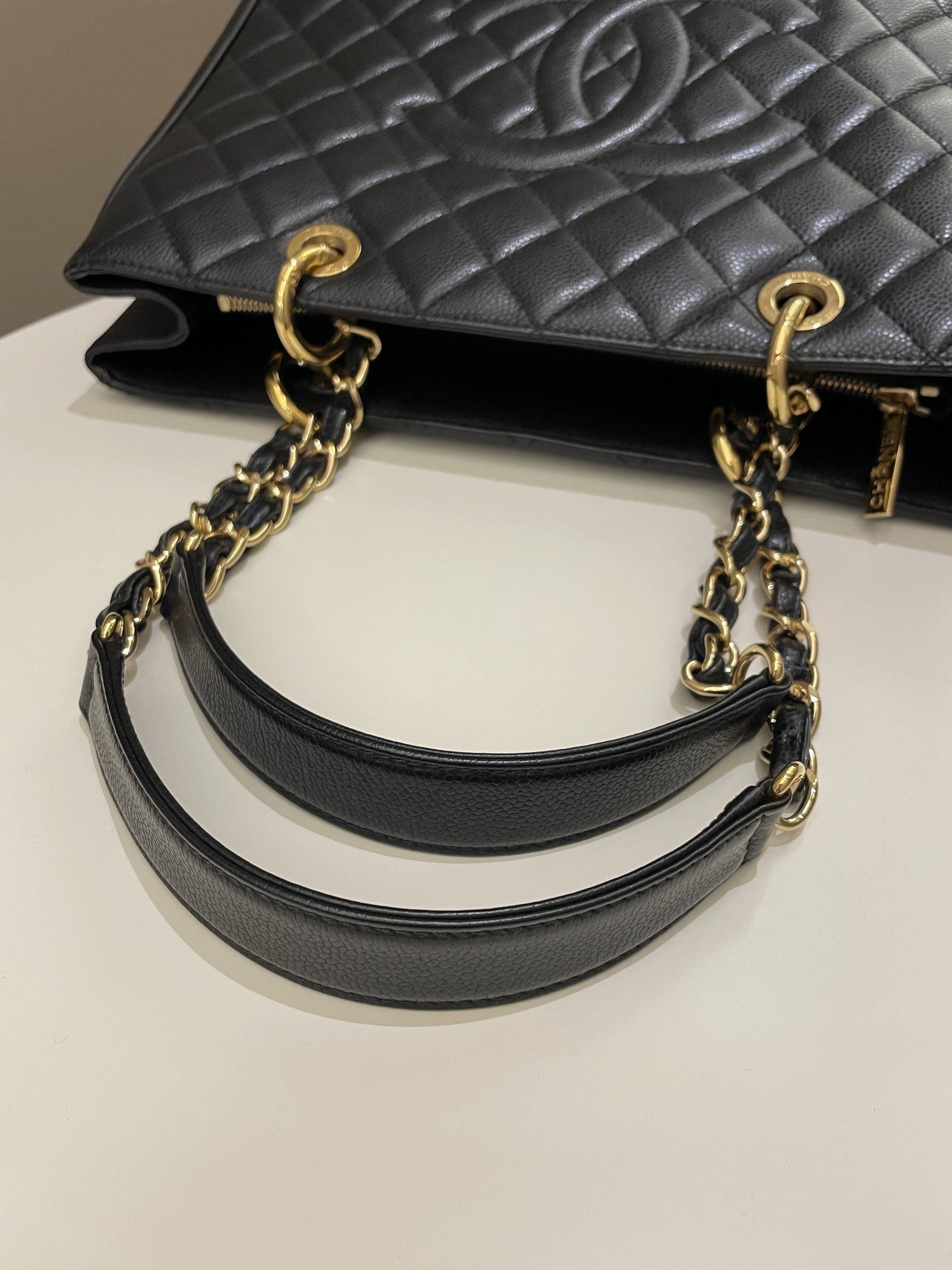 Chanel Classic Quilted GST Black Caviar - Bags - 15