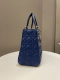 Dior Classic Lady Dior Navy Blue Lambskin - Bags - 6