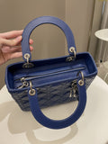 Dior Classic Lady Dior Navy Blue Lambskin - Bags - 17