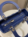 Dior Classic Lady Dior Navy Blue Lambskin - Bags - 15
