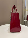 Dior Classic Lady Dior Red Patent - Bags - 6