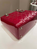 Dior Classic Lady Dior Red Patent - Bags - 8