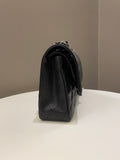 Chanel Classic Quilted Medium Double Flap Black Caviar - Bags - 6