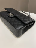 Chanel Classic Quilted Medium Double Flap Black Caviar - Bags - 10