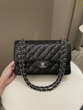 Chanel Classic Quilted Jumbo Double Flap Black Caviar - Bags - 23