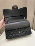 Chanel Classic Quilted Jumbo Double Flap Black Caviar - Bags - 13