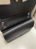 Chanel Classic Quilted Jumbo Double Flap Black Caviar - Bags - 16