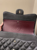 Chanel Classic Quilted Jumbo Double Flap Black Caviar - Bags - 17