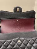 Chanel Classic Quilted Jumbo Double Flap Black Caviar - Bags - 18