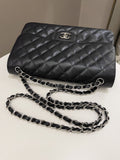 Chanel Classic Quilted Jumbo Double Flap Black Caviar - Bags - 21