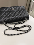 Chanel Classic Quilted Jumbo Double Flap Black Caviar - Bags - 22