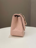 Chanel Classic Quilted Mini Square Light Pink Lambskin - Bags - 6
