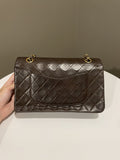 Chanel Vintage Classic Quilted Medium Double Flap Brown Lambskin - Bags - 3