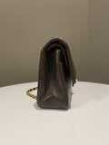 Chanel Vintage Classic Quilted Medium Double Flap Brown Lambskin - Bags - 5