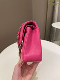 Chanel Classic Quilted Small Double Flap Candy Pink Caviar - Bags - 6