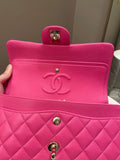 Chanel Classic Quilted Small Double Flap Candy Pink Caviar - Bags - 13