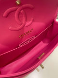 Chanel Classic Quilted Small Double Flap Candy Pink Caviar - Bags - 18