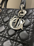Dior Classic Lady Dior Black Lambskin - Bags