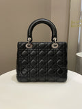 Dior Classic Lady Dior Black Lambskin - Bags - 4