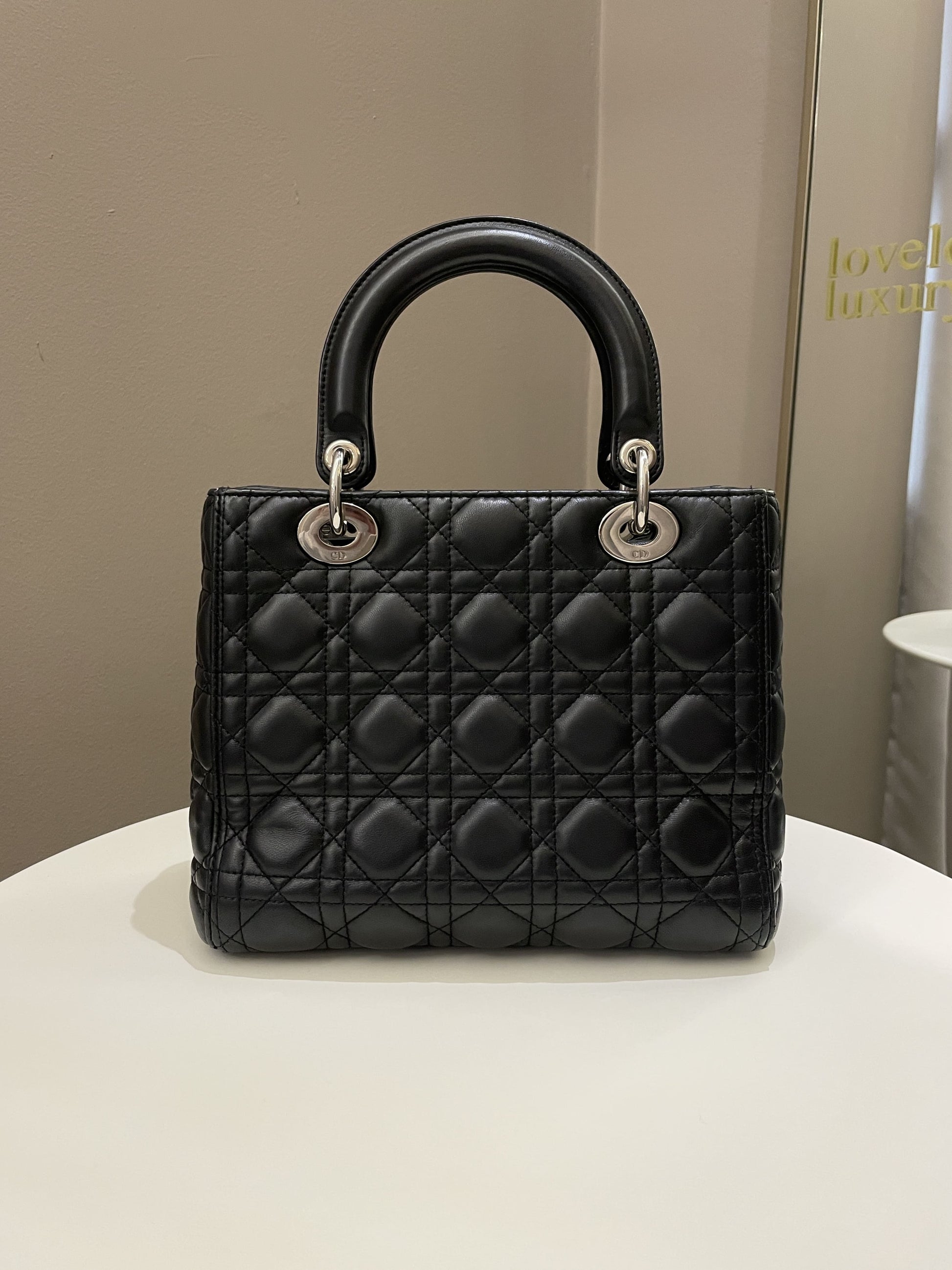 Dior Classic Lady Dior Black Lambskin - Bags - 4