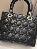 Dior Classic Lady Dior Black Lambskin - Bags - 5