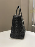 Dior Classic Lady Dior Black Lambskin - Bags - 6