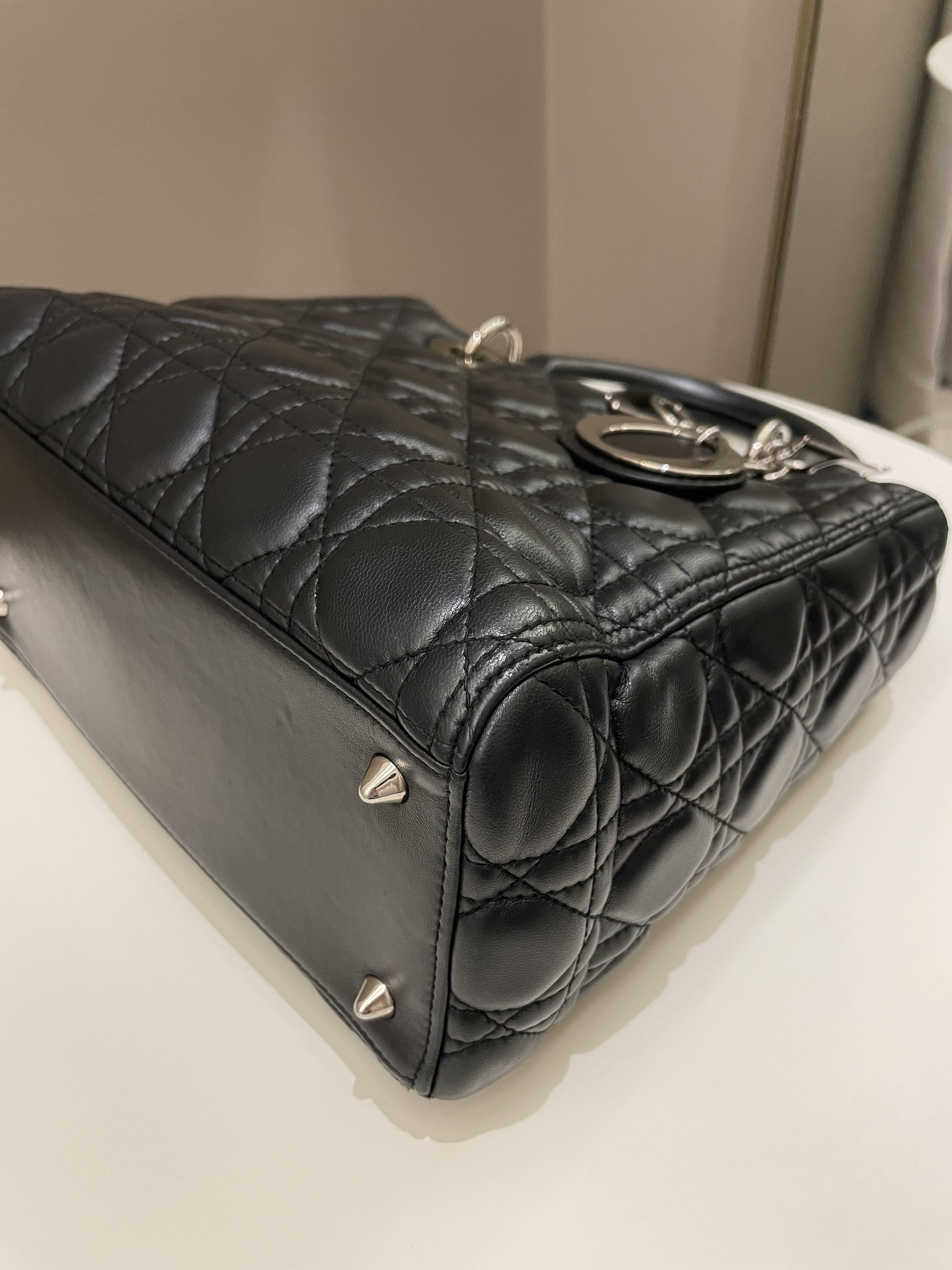 Dior Classic Lady Dior Black Lambskin - Bags - 11