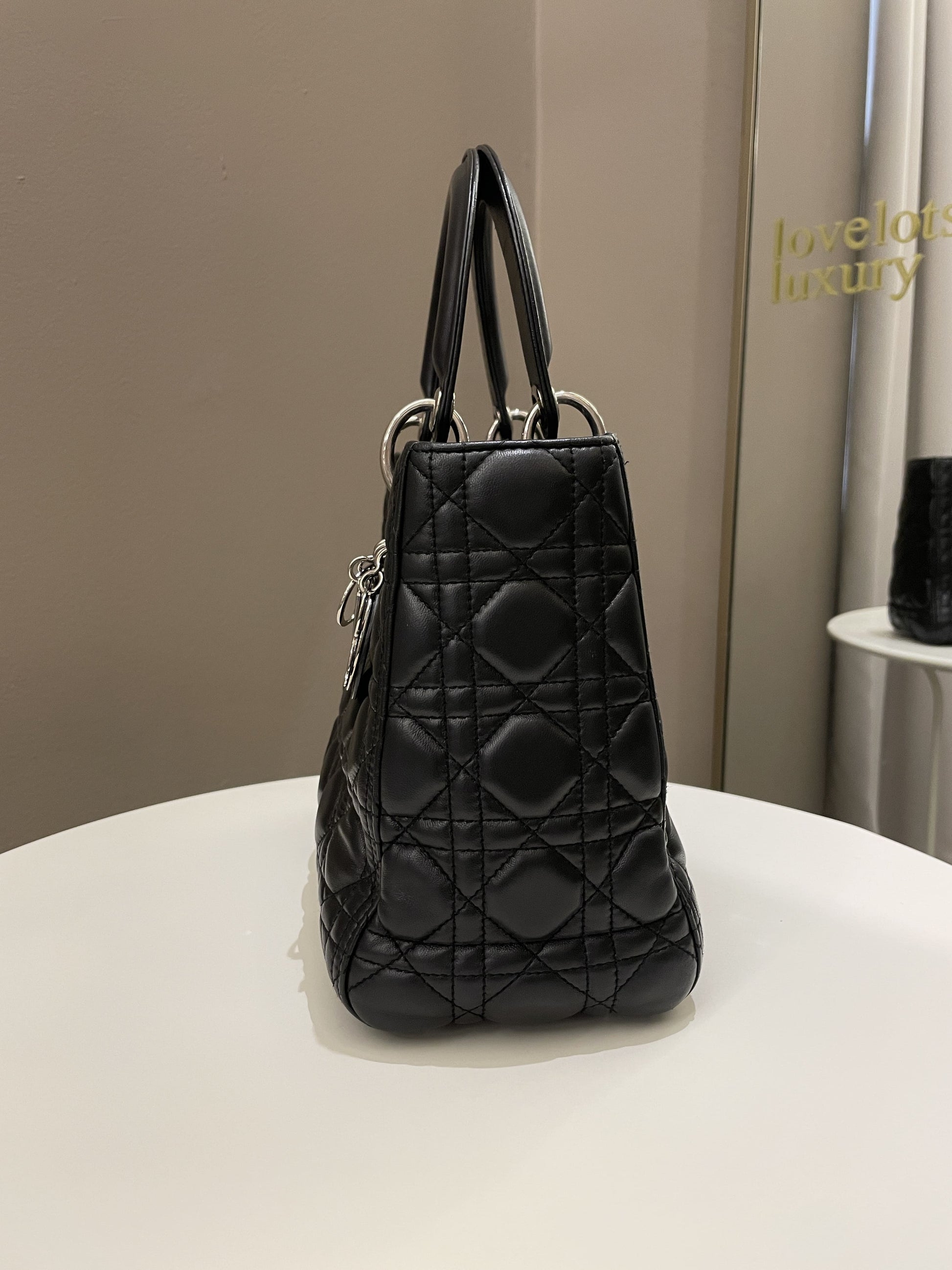 Dior Classic Lady Dior Black Lambskin - Bags - 7