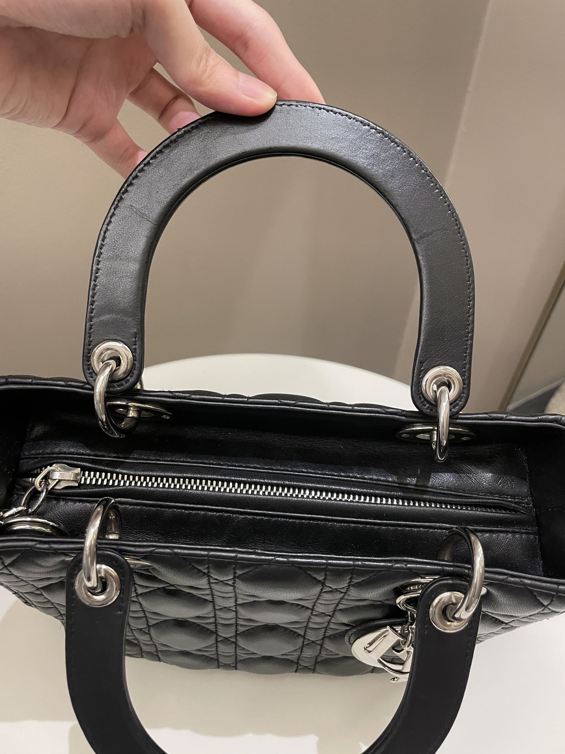 Dior Classic Lady Dior Black Lambskin - Bags - 15