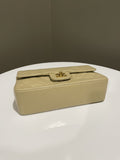 Chanel Vintage Classic Quilted Small Double Flap Beige Lambskin - Bags - 6