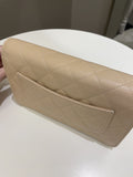 Chanel Classic Quilted Wallet on Chain Beige Caviar - Bags - 4