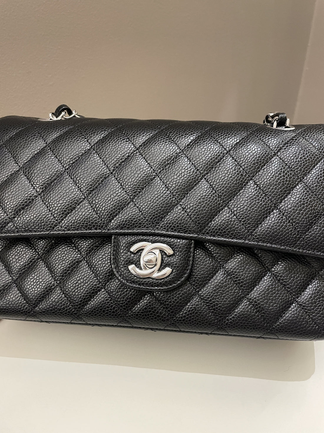 Chanel Classic Medium Double Flap Black Caviar - Bags