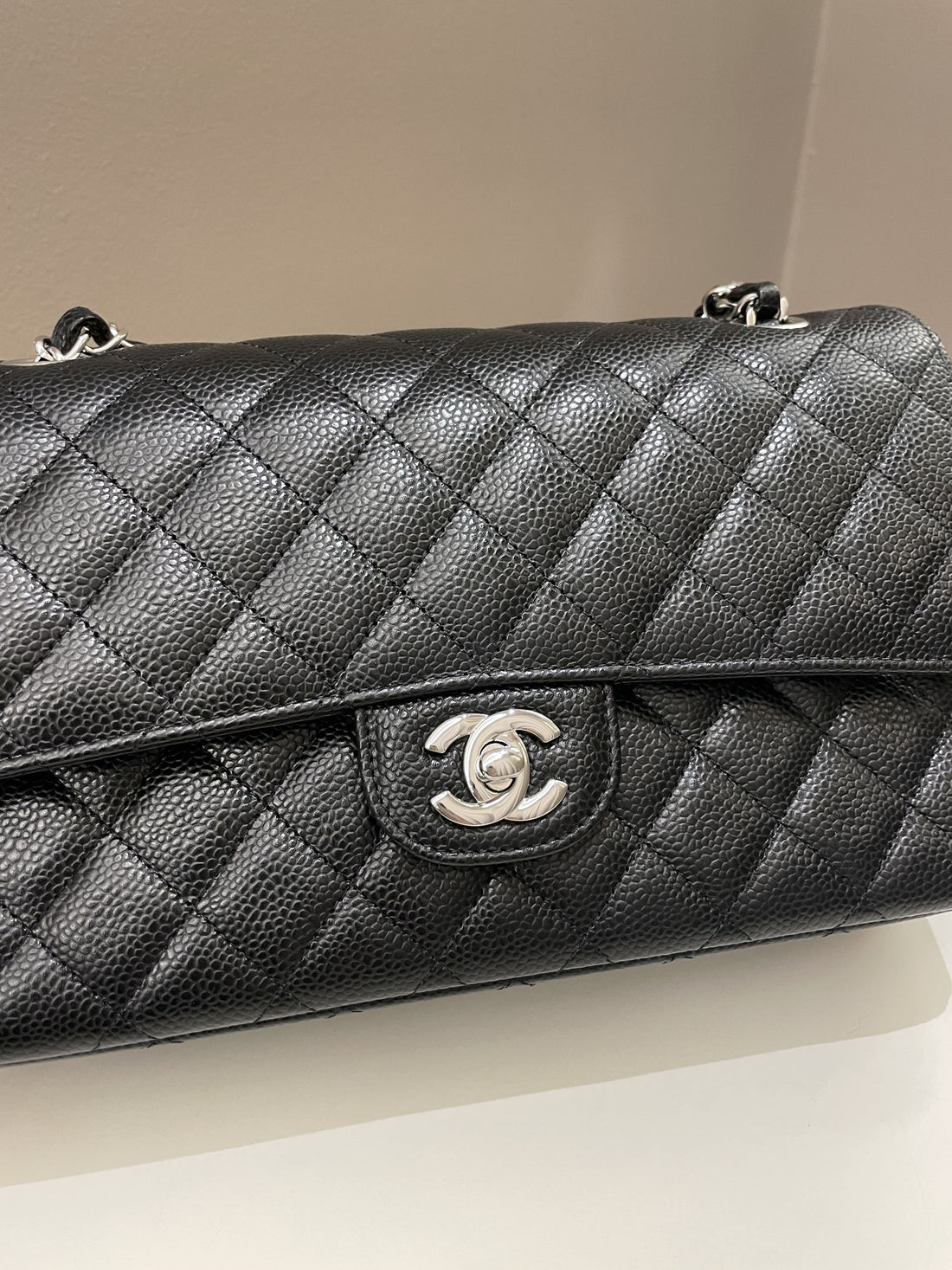 Chanel Classic Medium Double Flap Black Caviar - Bags