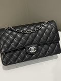 Chanel Classic Quilted Medium Double Flap Black Caviar - Bags