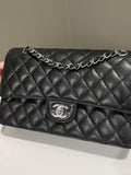 Chanel Classic Quilted Medium Double Flap Black Caviar - Bags - 2