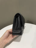 Chanel Classic Quilted Medium Double Flap Black Caviar - Bags - 6
