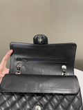 Chanel Classic Quilted Medium Double Flap Black Caviar - Bags - 16