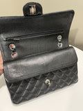 Chanel Classic Quilted Medium Double Flap Black Caviar - Bags - 13
