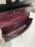 Chanel Classic Quilted Medium Double Flap Black Caviar - Bags - 18