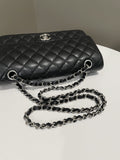 Chanel Classic Quilted Medium Double Flap Black Caviar - Bags - 19