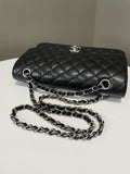 Chanel Classic Quilted Medium Double Flap Black Caviar - Bags - 20