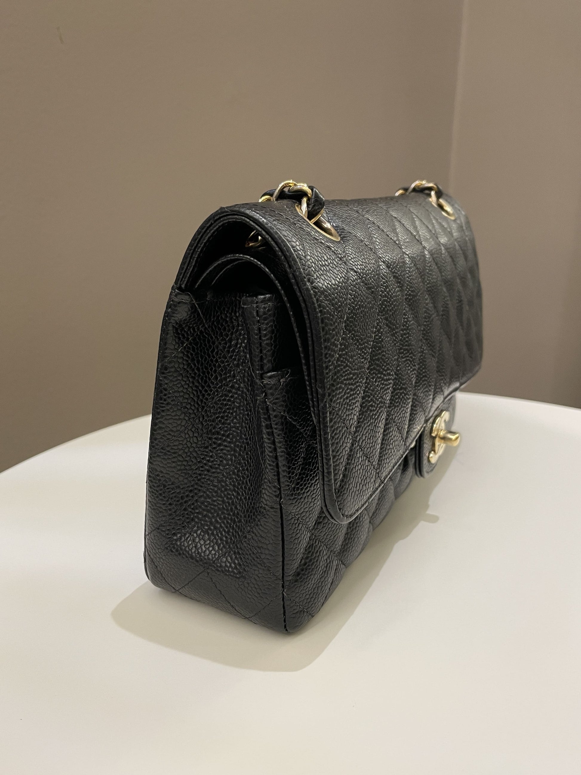 Chanel Vintage Classic Quilted Medium Double Flap Black - Bags - 8