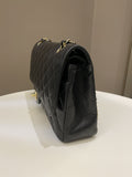 Chanel Vintage Classic Quilted Medium Double Flap Black - Bags - 7