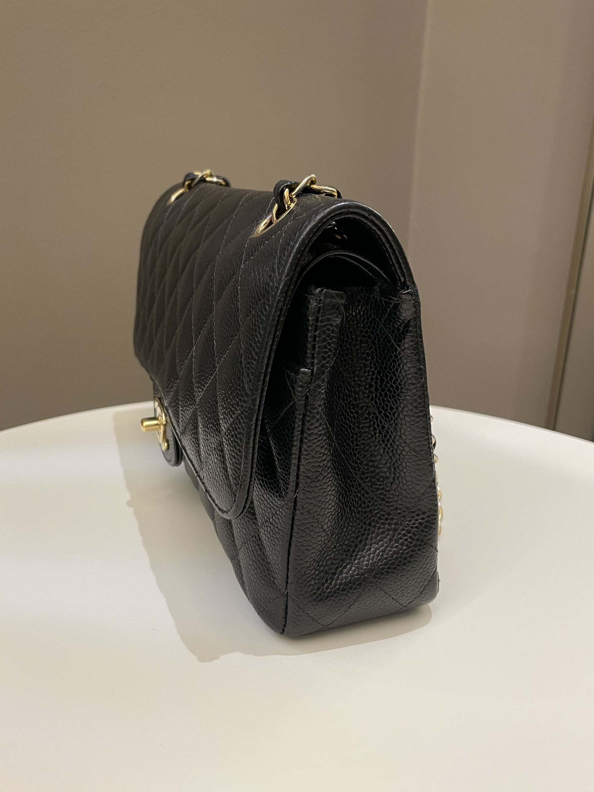 Chanel Vintage Classic Quilted Medium Double Flap Black - Bags - 7
