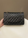 Chanel Vintage Classic Quilted Medium Double Flap Black - Bags - 5
