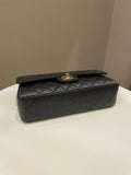 Chanel Vintage Classic Quilted Medium Double Flap Black - Bags - 9