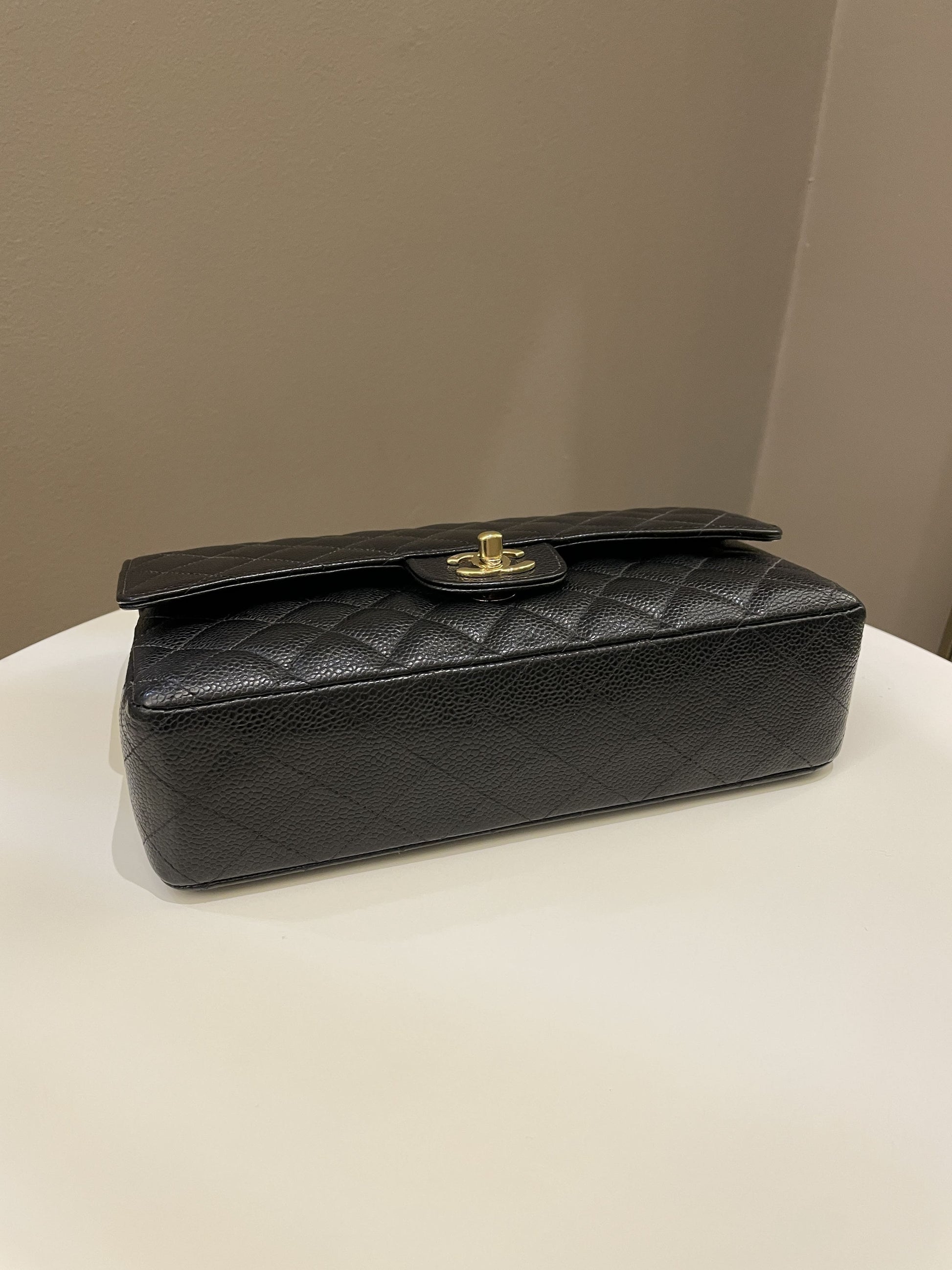 Chanel Vintage Classic Quilted Medium Double Flap Black - Bags - 9