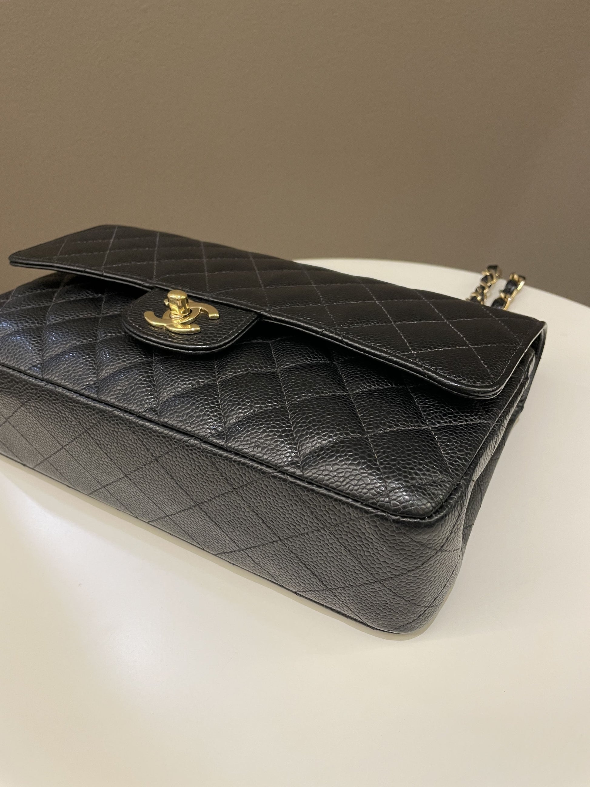 Chanel Vintage Classic Quilted Medium Double Flap Black - Bags - 10