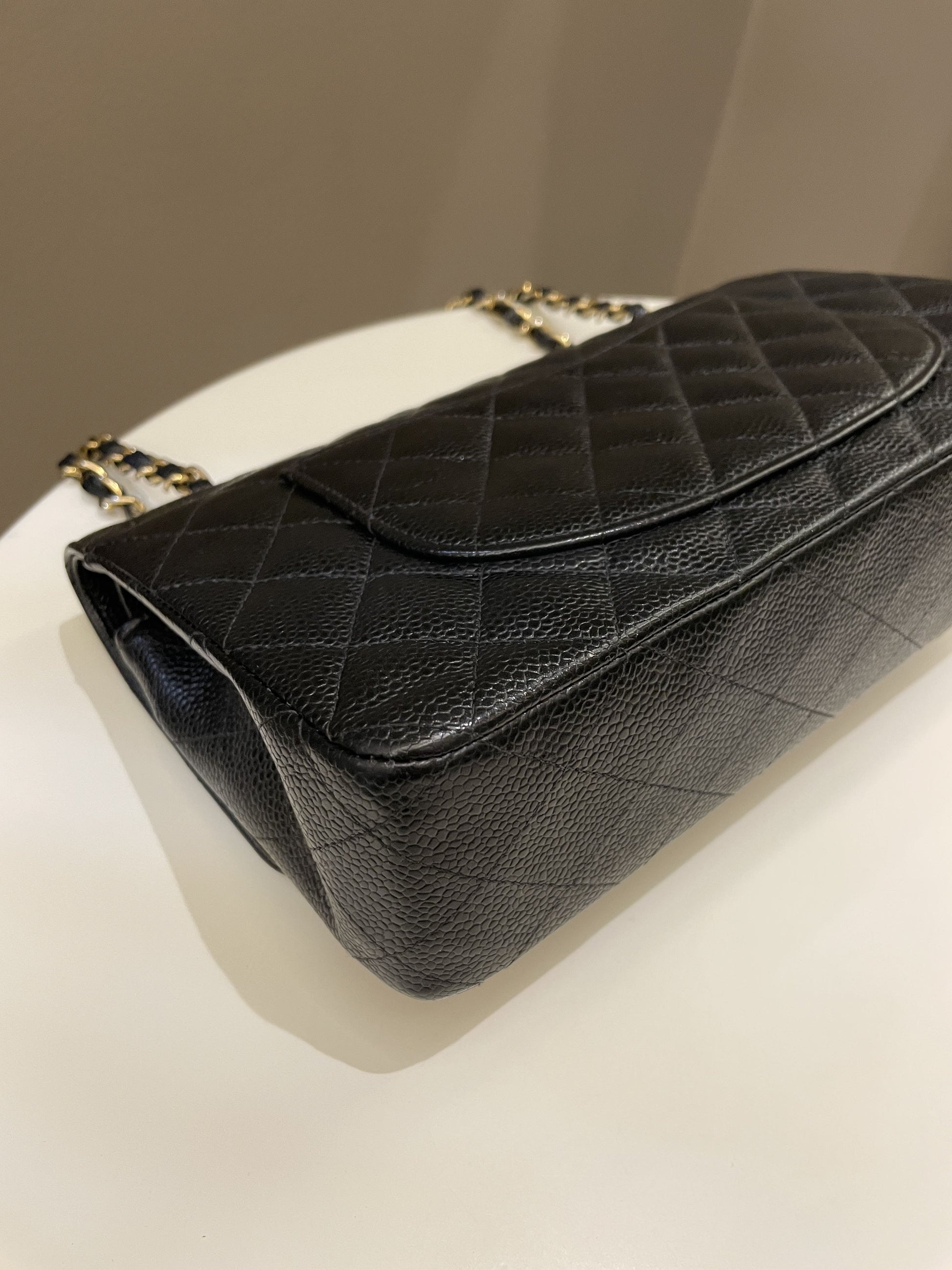 Chanel Vintage Classic Quilted Medium Double Flap Black - Bags - 11